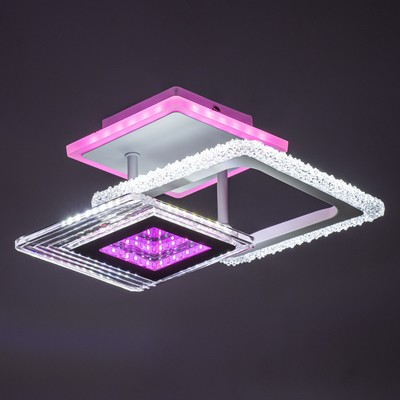Люстра потолочная «Эми» LED 3×32 Вт Белый 34×26×12 см 3000-6500K