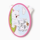 Царапки детские, цвет бежевый/сердечки, 0-3 мес - фото 24527322