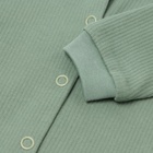 Кофточка детская с длинным рукавом, цвет зеленый, рост 62 см - фото 24322817