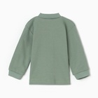 Кофточка детская с длинным рукавом, цвет зеленый, рост 62 см - фото 24322818