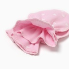 Царапки детские, цвет розовый, 0-3 мес - Фото 2
