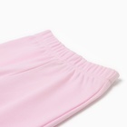 Штанишки детские, цвет медведь розовый, рост 80 см - фото 24322897