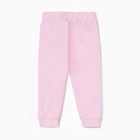 Штанишки детские, цвет медведь розовый, рост 80 см - фото 24322899