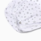 Боди с длинным рукавом, цвет звезды серые, рост 74 см - фото 24322906