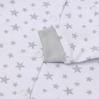 Кофточка детская с длинным рукавом, цвет звезды серые, рост 56 см - Фото 3