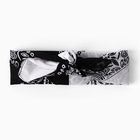 Платок женский, цвет белый/черный, размер 53-53 - фото 3881499