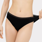 Трусы женские слипы, цвет черный, размер 48 (L) - фото 24036985