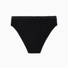 Трусы женские слипы, цвет черный, размер 48 (L) - фото 24273019