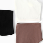 Набор женских трусов слипы (3шт), цвет сумрачно-белый, размер 52 (XXL) - фото 24273090