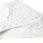 Набор женских трусов слипы (3шт), цвет цветочки на молочном, размер 54 (XXXL) 10460309