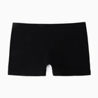 Трусы женские шорты, цвет черный, размер 50 (XL) - фото 24273163