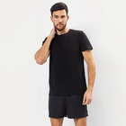 Шорты мужские спортивные, цвет черный, размер 50 (L) - фото 24027978