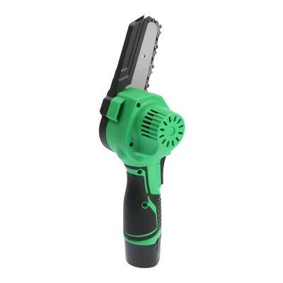 Пила цепная аккумуляторная Zitrek GreenSaw 12 082-1859, 12 В, 1.5 Ач, Li-ion АКБх2 шт., ЗУ
