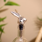 Пробка для бутылки "Заяц" алюминий 5х5х13 см - фото 11300352