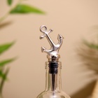Пробка для бутылки "Якорь" алюминий 5х2х14 см - фото 11300363