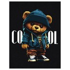 Картина по номерам на черном холсте «Медведь», 30 × 40 см - фото 321575727