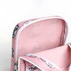 Рюкзак на молнии, наружный карман, цвет розовый - Фото 4