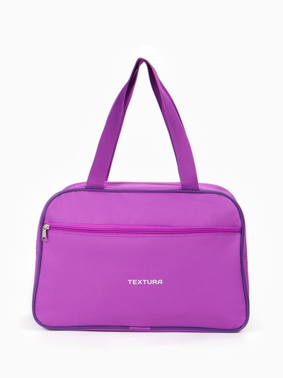 Сумка спортивная женская, TEXTURA, маленький размер, цвет фиолетовый