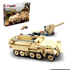 УЦЕНКА Конструктор Армия ВОВ Sluban «Немецкий БТР Sd.Kfz. 251 и пушка K18», 460 деталей - Фото 1