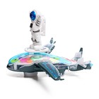 Самолет «Шестерёнки», свет и звук, работает от батареек, уценка - Фото 4