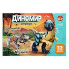 УЦЕНКА Конструктор «Диномир», 22 детали, карнотавр и пахицефалозавр, звук - Фото 4