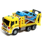 Грузовик инерционный «Эвакуатор», 1:16, с машиной, свет, звук, уценка 10532783