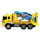 Грузовик инерционный «Эвакуатор», 1:16, с машиной, свет, звук, уценка 10532783