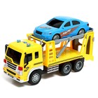 Грузовик инерционный «Эвакуатор», 1:16, с машиной, свет, звук, уценка 10532783