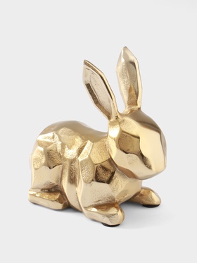 Сувенир «Заяц», 14×7×13 см, алюминий 9916750