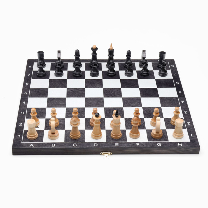 Настольная игра 3 в 1 "Классика": нарды, шахматы, шашки, доска 40 х 40 см - фото 1908178725