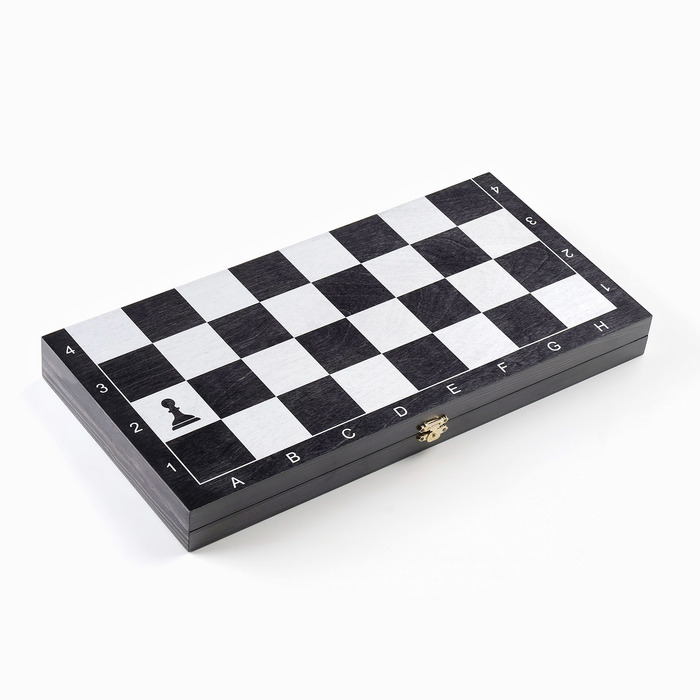 Настольная игра 3 в 1 "Классика": нарды, шахматы, шашки, доска 40 х 40 см - фото 1908178728