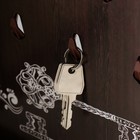 Ключница закрытая "Пейзаж" 26,5х31,5 см Орех - фото 9887525