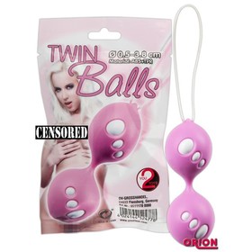 Вагинальные шарики Twin Balls, розовый