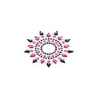 Набор стикеров  черный + розовый Breast & Pubic Jewelry Crystal Stiker , 2 шт. - Фото 3