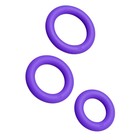 Набор эрекционных колец Romp Remix Trio фиолетовый - Фото 2