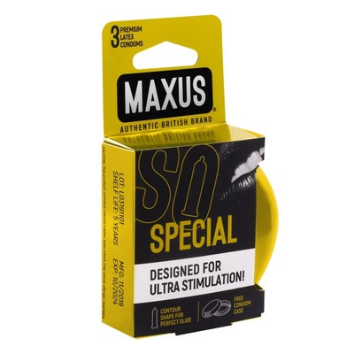 Презервативы MAXUS Special, точечно-ребристые 3 шт.