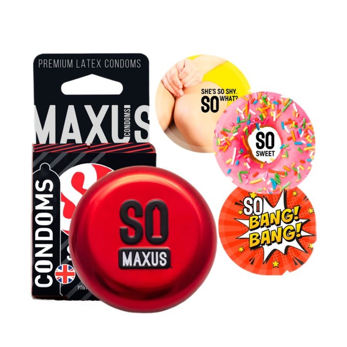 Презервативы MAXUS Ultra thin, ультратонкие, 3 шт. - Фото 1