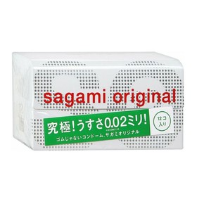 Презервативы Sagami Original 002 полиуретановые 12шт. (2шт) + Гель-лубрикант Wettrust 50мл (1шт)   1