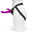 Страпон Happy Rabbit Strap-on Kit, фиолетовый - Фото 3