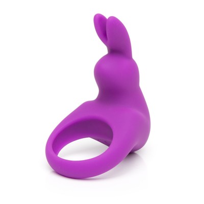 Эрекционное кольцо с вибрацией Happy Rabbit , фиолетовый