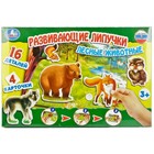Развивающая игра «Лесные животные», с липучками, 3+ - фото 321576259