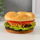 Копилка  "Гамбургер" высота 7,5 см, d-13 см - фото 321576708