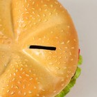 Копилка  "Гамбургер" высота 7,5 см, d-13 см - Фото 6