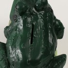 Копилка  "Лягушка на камне" h13 см. - фото 25395381