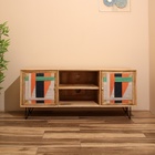 Тумба под ТВ «Кантри», 140×40×60 см, манговое дерево - Фото 2