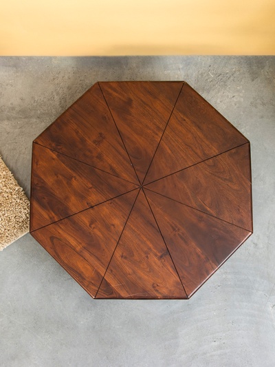 Столик журнальный 85х85х31 см, манговое дерево