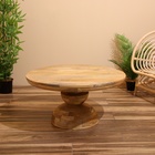 Столик кофейный 78х78х43 см, манговое дерево - Фото 2