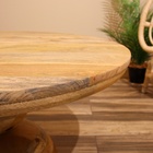 Столик кофейный 78х78х43 см, манговое дерево - Фото 6