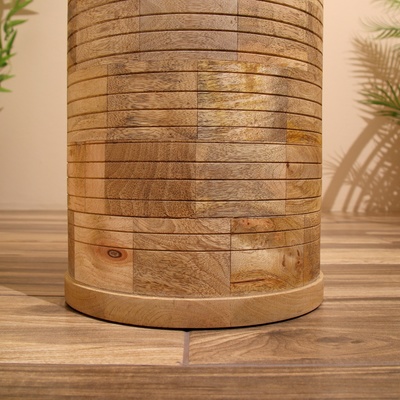 Столик кофейный 38х38х45 см, манговое дерево