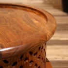 Столик кофейный, 39×39×26 см, манговое дерево - Фото 5